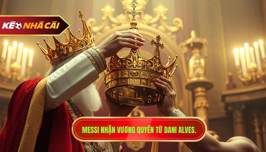 Messi nhận vương quyền từ Dani Alves