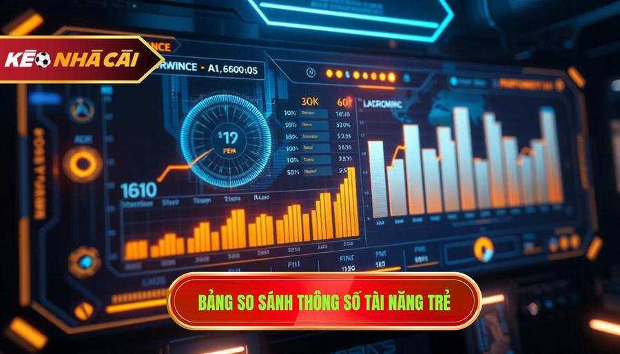 Bảng so sánh các thông số ấn tượng của các tài năng trẻ